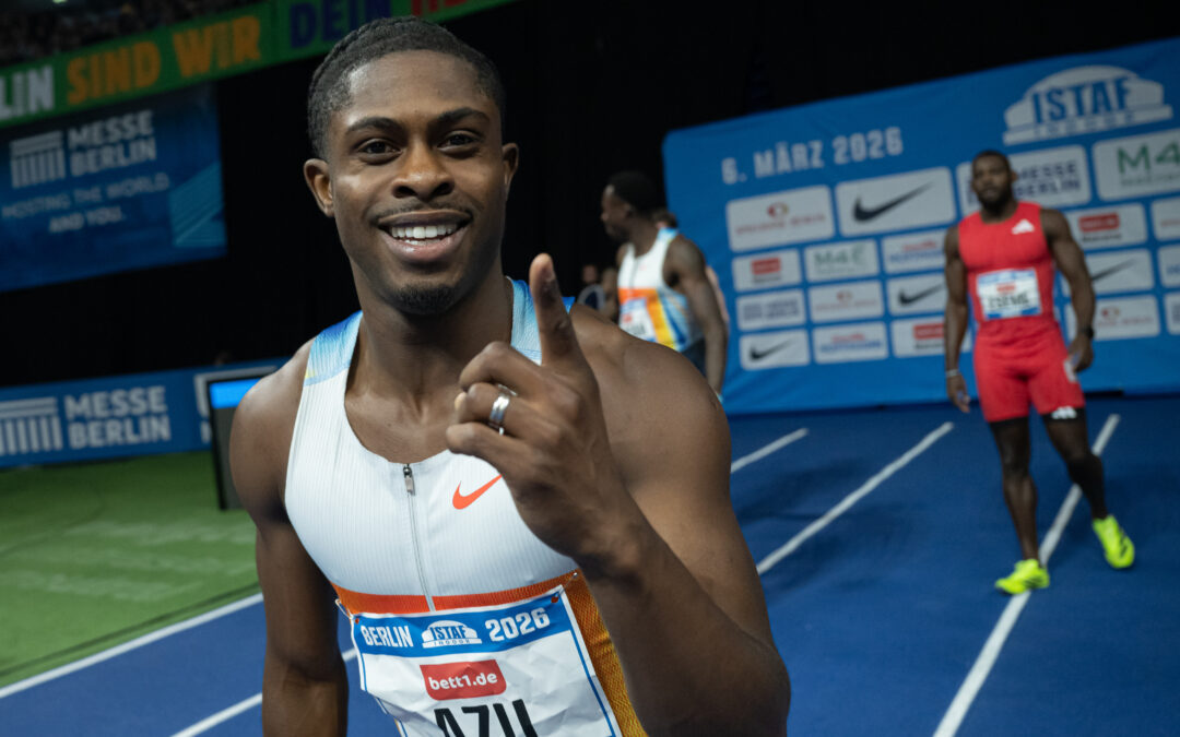 Leichtathletik-Party mit 12.000 Fans in ausverkaufter Uber Arena. Zwei Weltjahresbestleistungen und drei Meetingrekorde veredeln ISTAF INDOOR